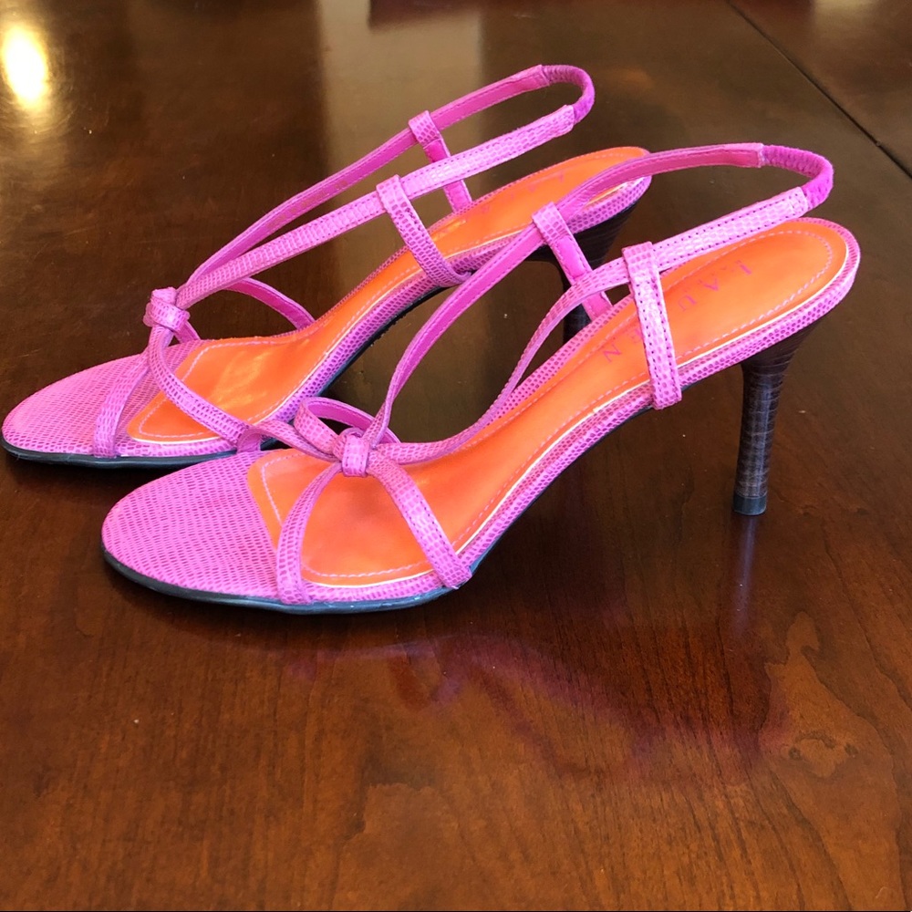Pink high heels, Size 6 - Picture 2 of 6